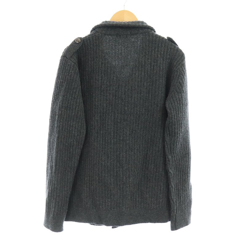 BURBERRY BLACK LABEL グレー ピーコート L
