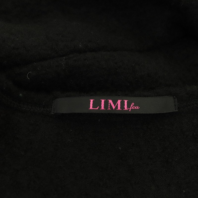 22春夏新色 レディース Kh ブラック 黒 S ウール ロング ニットワンピース 長袖 19aw Feu Limi リミフゥ ワンピース Jewelryhistorians Org