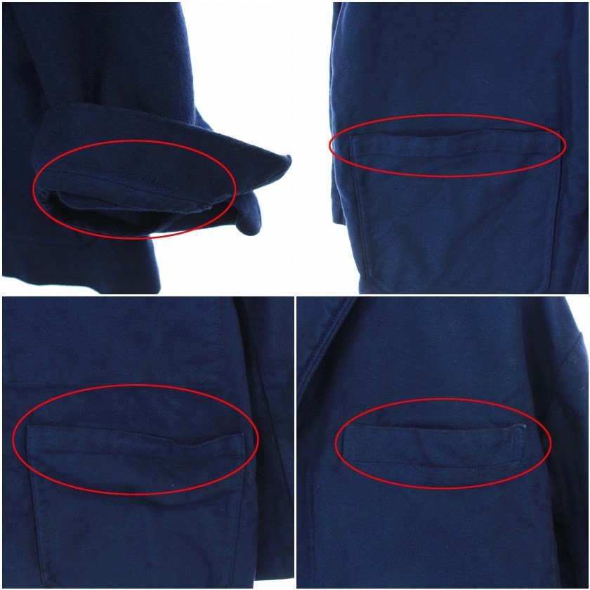 ポータークラシック Porter Classic モールスキン インディゴ染め  