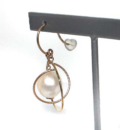 スタージュエリー Star Jewelry 14クリスマス限定 Changing Space ピアス K10 淡水パール ストーン 2way 付替可能 ゴールド 紺 ネイビー Tk レディース 081 ベクトルパーク