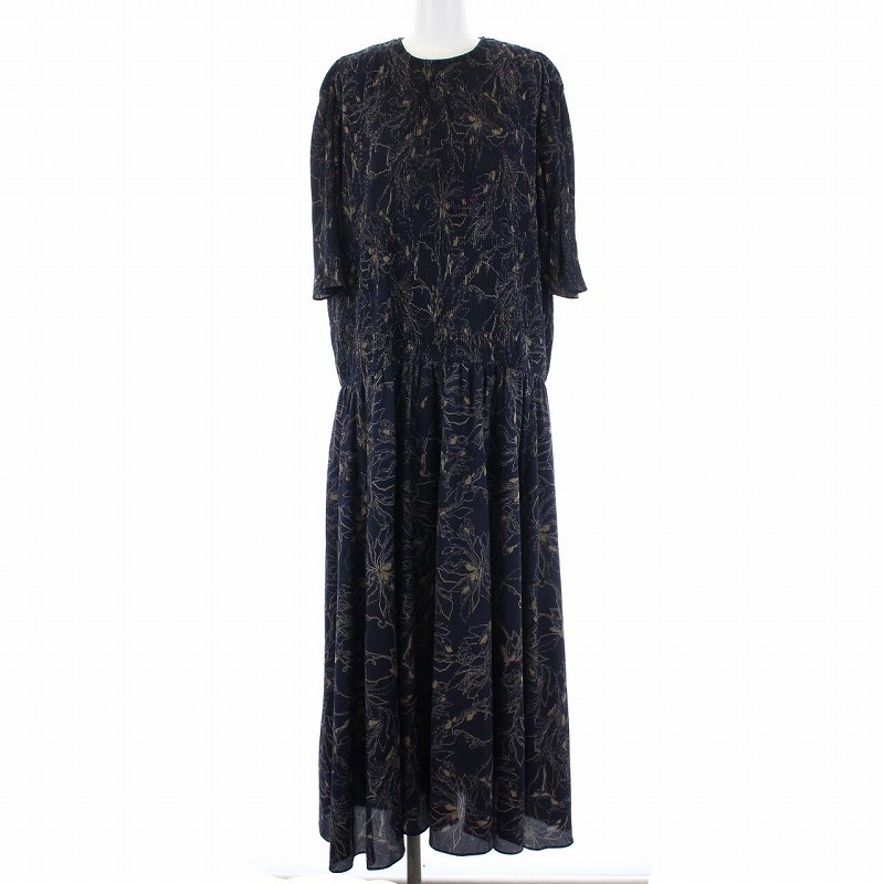 新品 クラネ Clane Line Flower One Piece