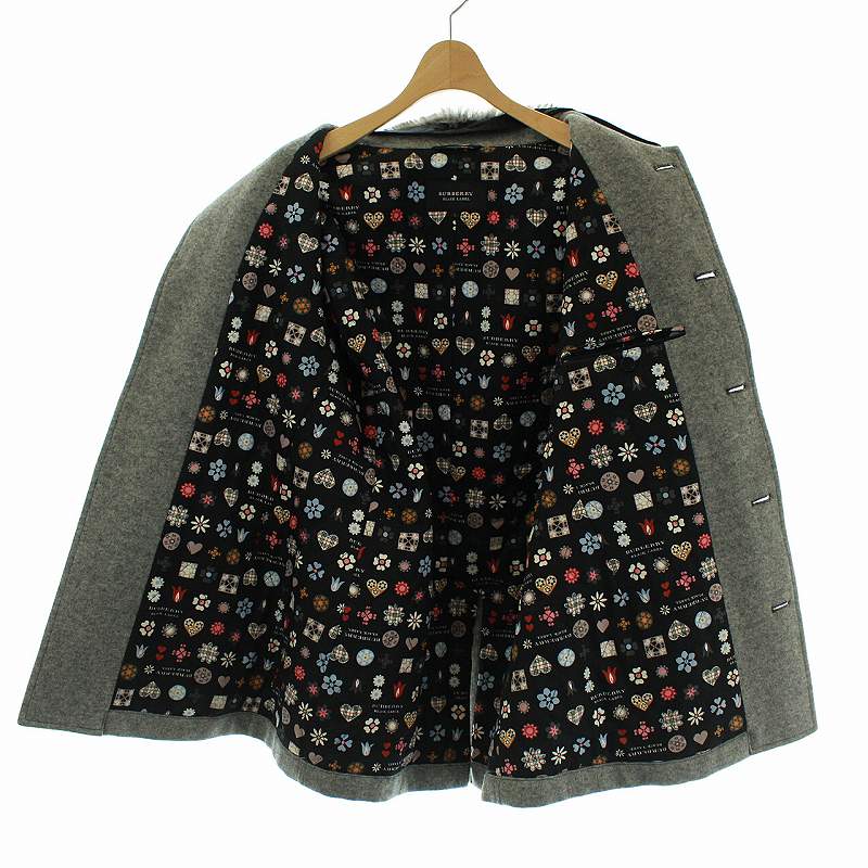 バーバリーブラックレーベル BURBERRY BLACK LABEL ステンカラーコート 