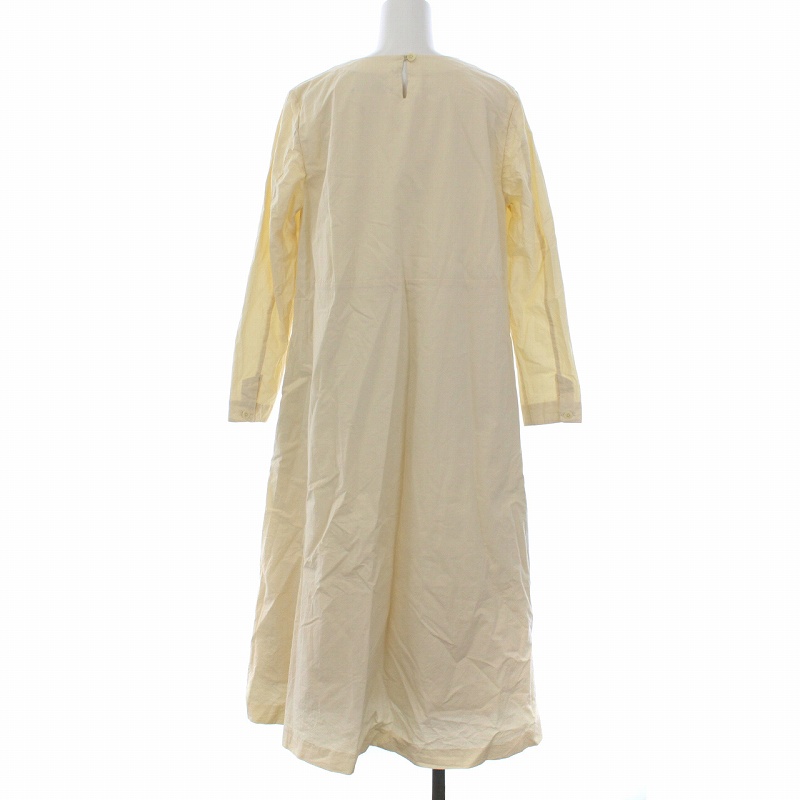 ヤエカ Yaeca Write Aラインドレス ワンピース 長袖 ロング M ベージュ Nm レディース 081 ベクトルパーク