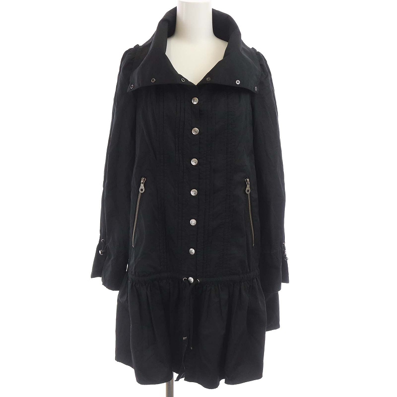 バーバリーブルーレーベル BURBERRY BLUE LABEL ロングコート ドロー 