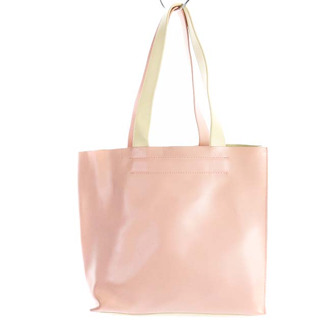 フルラ FURLA トートバッグ ハンドバッグ レザー バイカラー ピンク