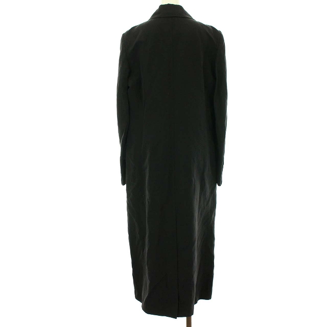 バーバリー BURBERRY チェスターコート ロング ダブル リネン 絹  