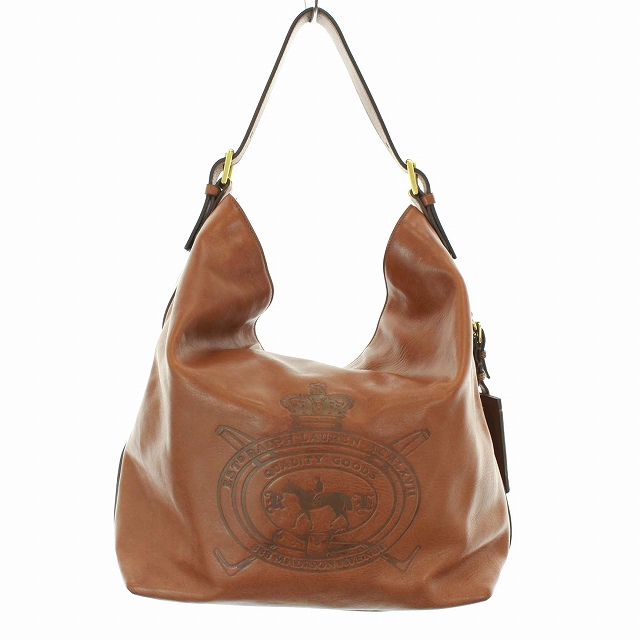 ラルフローレン Ralph Lauren ワンショルダーバッグ レザー ロゴ 型押し 茶 ブラウン Nn メンズ レディース 081 ベクトルパーク ラルフローレン Ralph Lauren ワンショルダーバッグ レザー ロゴ 型押し 茶 ブラウン Nn メンズ レディース 081 ベクトルパーク