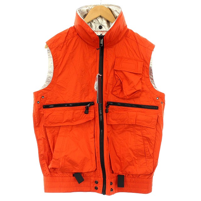 ディーゼル DIESEL ベスト ナイロン ジャケット S オレンジ /☆G 