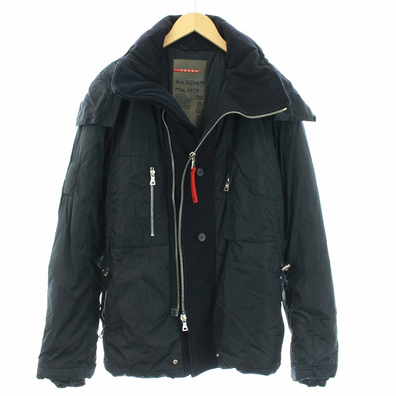 プラダスポーツ PRADA SPORT SGV479 中綿ジャケット アウター ジップ 