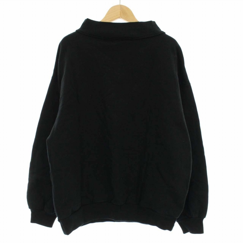 再再販 長袖 裏起毛 ボトルネック ハイネック トレーナー スウェット Unused アンユーズド 0 レディース Dk ブラック 黒 レディースファッション Www Comisariatolosandes Com