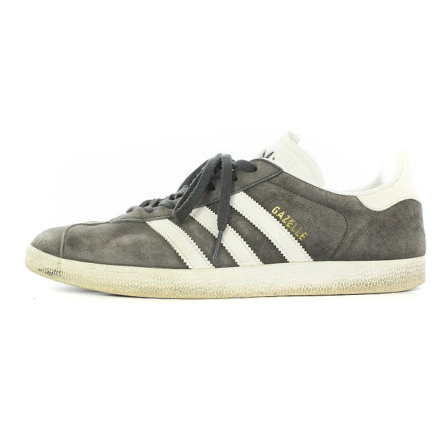 アディダス Adidas ガゼル Gazelle スニーカー シューズ ローカット スウェード 29cm グレー 白 ホワイト 5480 Hz21 メンズ 081 ベクトルパーク