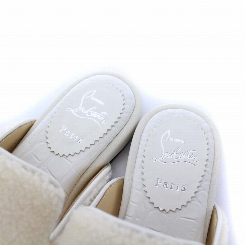 クリスチャンルブタン Christian louboutin Navy Coolito Donna Flat 