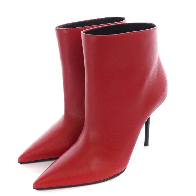 サンローラン パリ SAINT LAURENT PARIS ポインテッドトゥ ブーティ