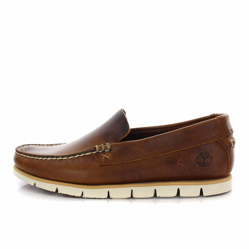 Timberland ダークブラウン　26cm　ローファー 90's TimberlandティンバーランドローファーブラウンレザーUSA