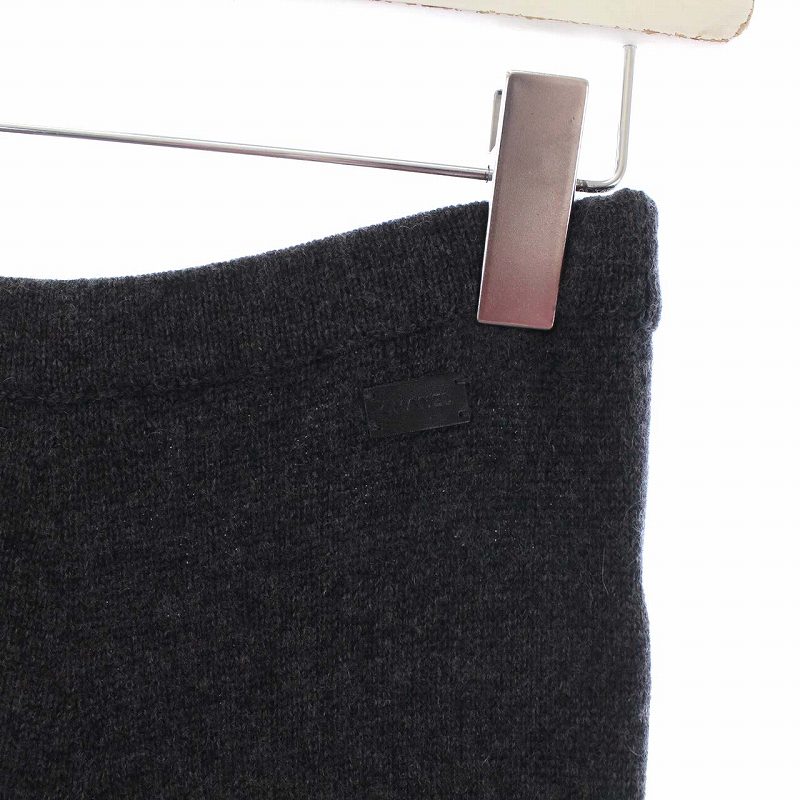 シャネル CHANEL ヴィンテージ 00A カシミヤ ニットスカート ロング  