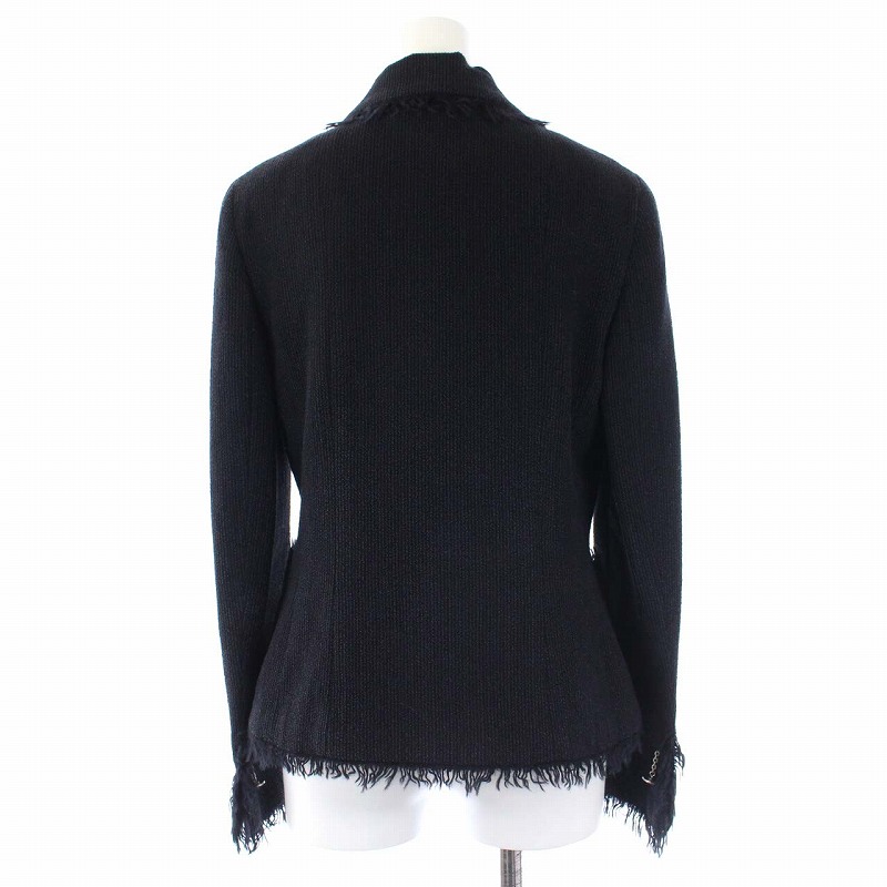 シャネル CHANEL 04P ヴィンテージ ツイード テーラードジャケット 3B 