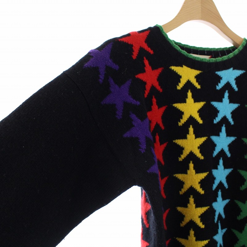 グッチ GUCCI 子供服 長袖 ニット セーター スター 星柄 クルー
