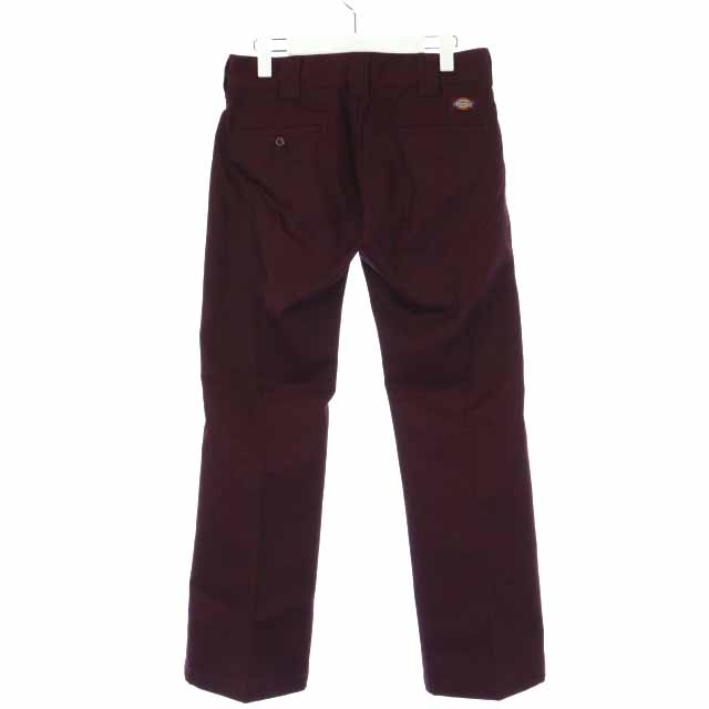ディッキーズ Dickies ツイルパンツ フレアパンツ ジップフライ W28 S エンジ色 ボルドー Ry16 メンズ 081 ベクトルパーク