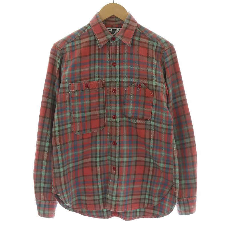エンジニアードガーメンツ Engineered Garments カジュアルシャツ 長袖 Usa製 山ポケ チェック コットン Xs 茶色 ブラウン 緑 グリーン 赤 レッド Si39 メンズ 081 ベクトルパーク エンジニアードガーメンツ Engineered Garments カジュアルシャツ 長袖 Usa製 山ポケ チェック コットン Xs 茶色 ブラウン 緑 グリーン 赤 レッド Si39 メンズ 081 ベクトルパーク