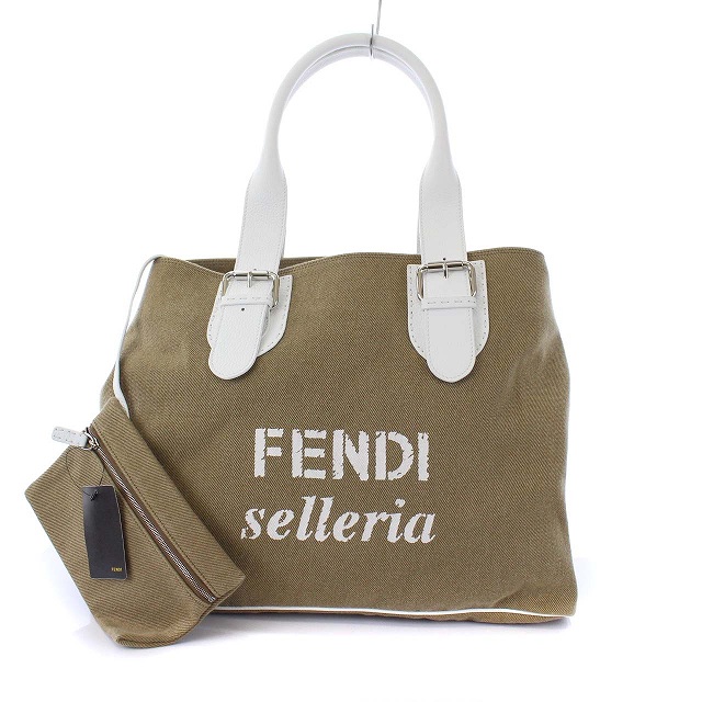 フェンディ FENDI sereria セレリア トートバッグ ハンドバッグ ロゴ 
