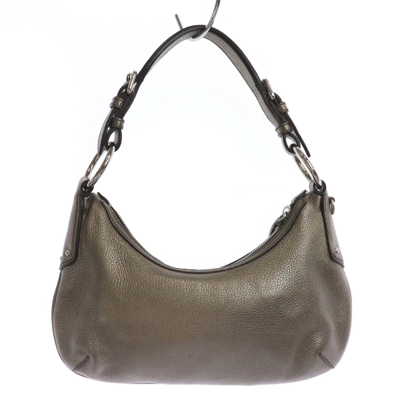 プラダ PRADA ワンショルダーバッグ ハンドバッグ 型押し レザー ロゴ 