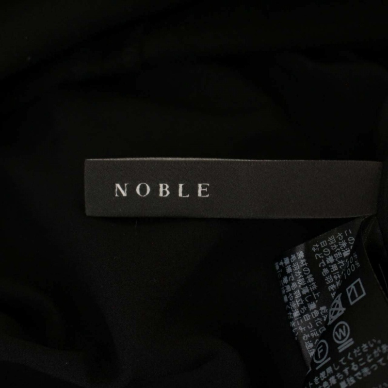 ノーブル NOBLE 21AW フェイクスウェードマーメイドスカート ロング マキシ丈 38 M 黒 ブラック /DK レディース