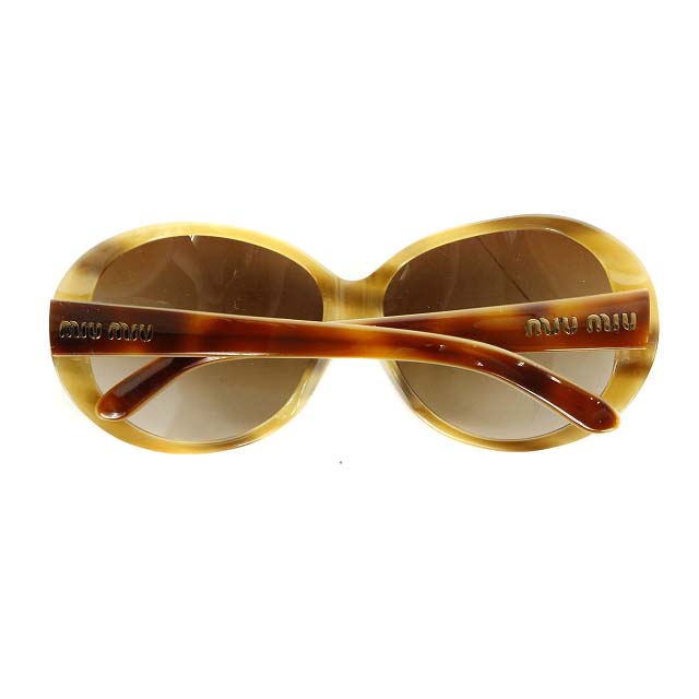 miumiuべっ甲サングラス ミュウミュウ miumiu サングラス 眼鏡 べっ甲柄 58□14 135 茶