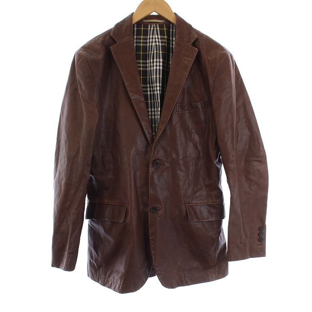 バーバリーブラックレーベル BURBERRY BLACK LABEL ラムレザー  