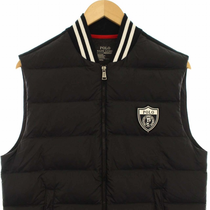 ポロ ラルフローレン POLO RALPH LAUREN ダウンベスト ナイロン 切替 