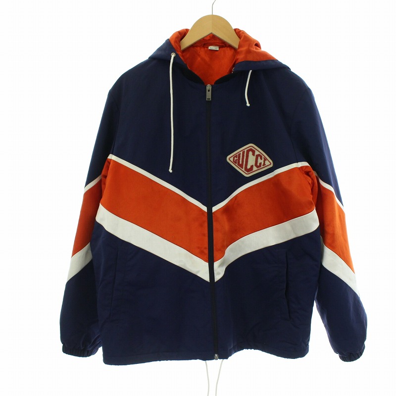 グッチ GUCCI ブルゾン ジャンパー ジャケット フード 中綿 ジップ 