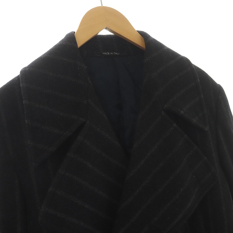 美品 アルマーニ ロング チェスターコート サイズ40 L相当 ブラック ウール 2025年最新】Giorgio Armani メンズ チェスターコートの人気