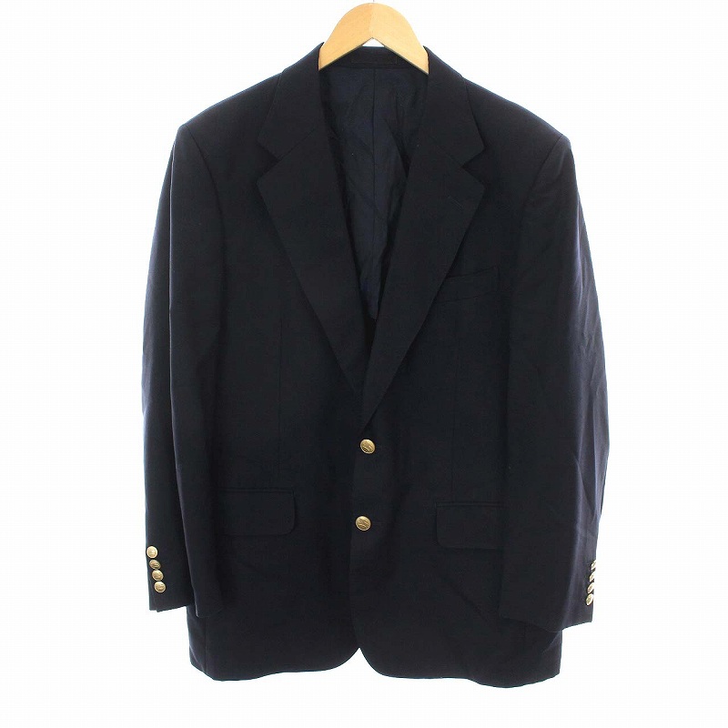 BURBERRY ブレザー 金ボタン 175 メンズ 紺ネイビー バーバリー ジャケット *4