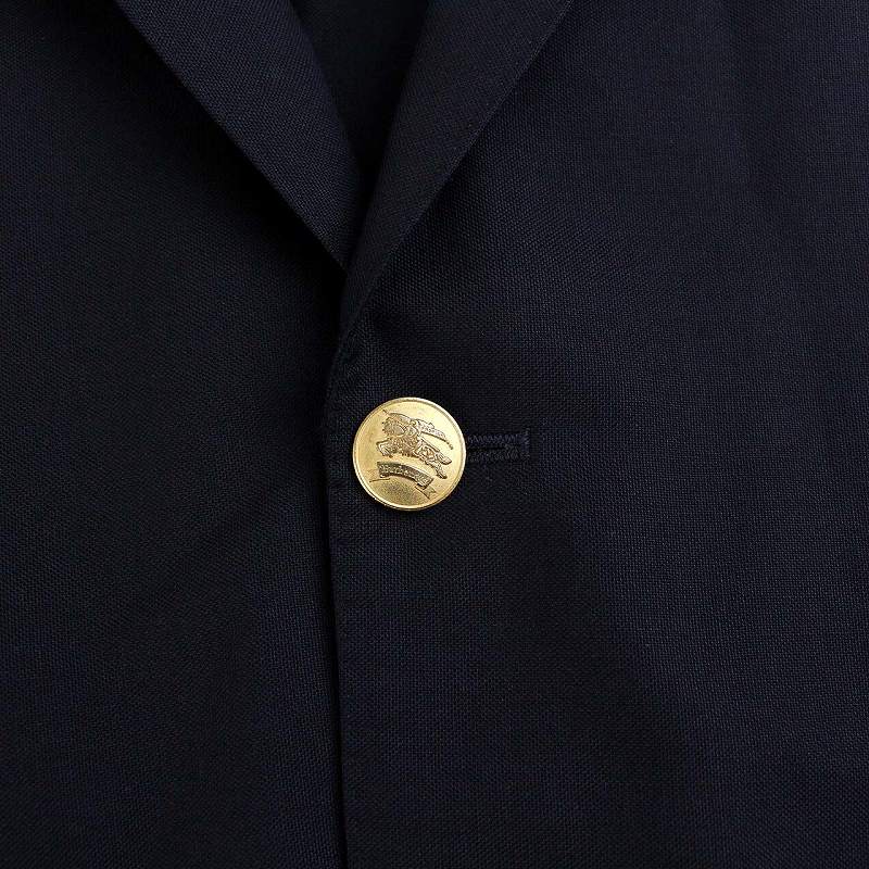 BURBERRY ブレザー 金ボタン 175 メンズ 紺ネイビー バーバリー ジャケット *4