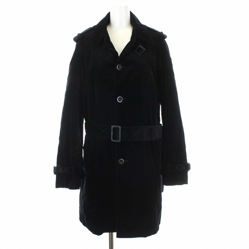 ポールスミス Paul Smith London シングル トレンチコート ベロア ロング ライナー付き アウター L 黒 ブラック Ym メンズ 081 ベクトルパーク ポールスミス Paul Smith London シングル トレンチコート ベロア ロング ライナー付き アウター L 黒 ブラック Ym メンズ 081 ベクトルパーク