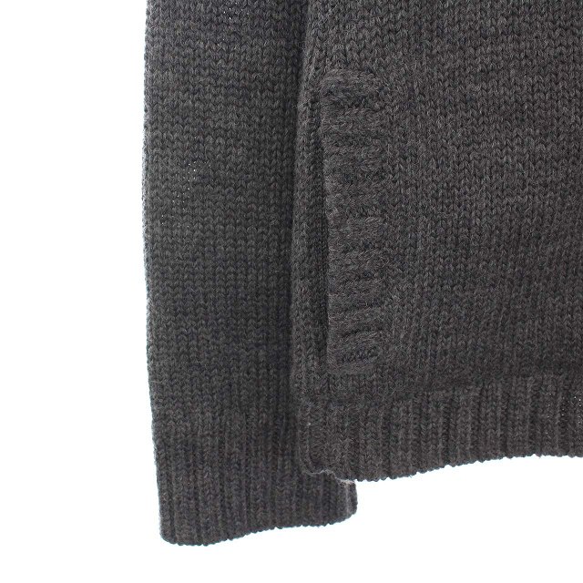 バーバリーブラックレーベル カシミア混 Ｗジップニットジャケット グレー バーバリーブラックレーベル カシミア混 ジップ ニット