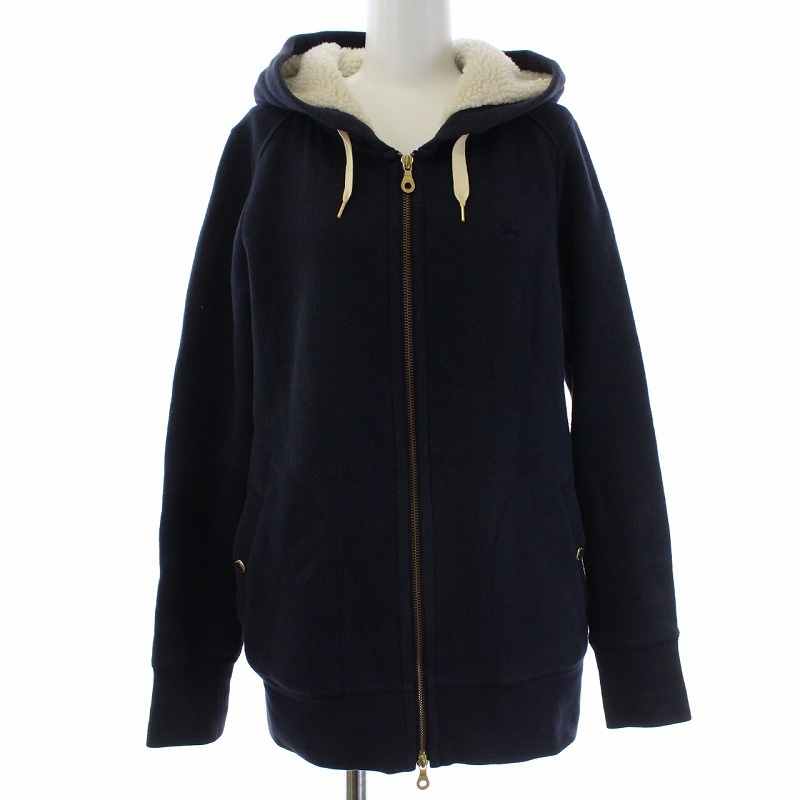 バーバリーブルーレーベル BURBERRY ダッフル パーカー スウェット 
