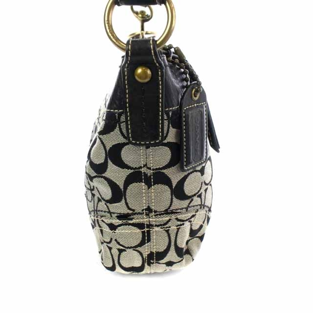 コーチ COACH シグネチャー ショルダーバッグ キャンバス レザー