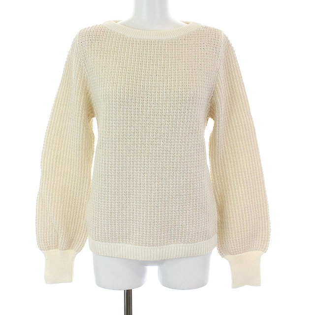 新作入荷!! 中古フォクシーFOXEYカシミヤ100%長袖ニットセーター40