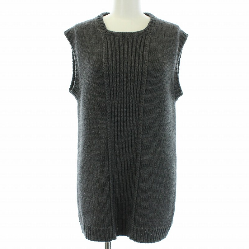 PRADA（プラダ） / ニットウールベスト グレー