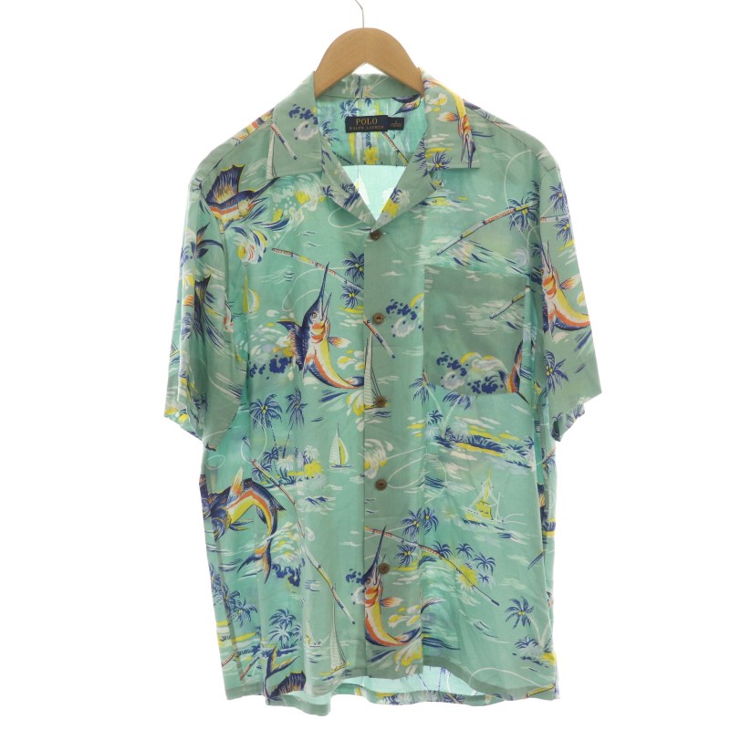 ポロ ラルフローレン POLO RALPH LAUREN 総柄 アロハシャツ 半袖  
