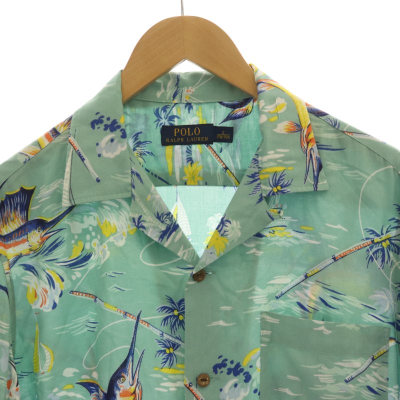 ポロ ラルフローレン POLO RALPH LAUREN 総柄 アロハシャツ 半袖  