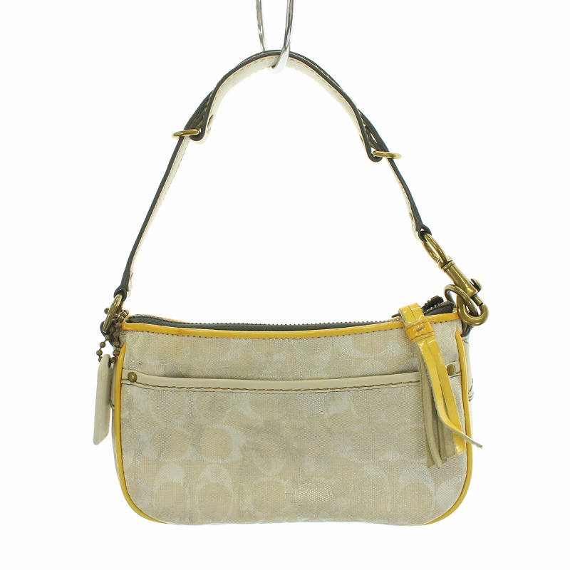 コーチ COACH ハンドバッグ トート シグネチャー キャンバス レザー