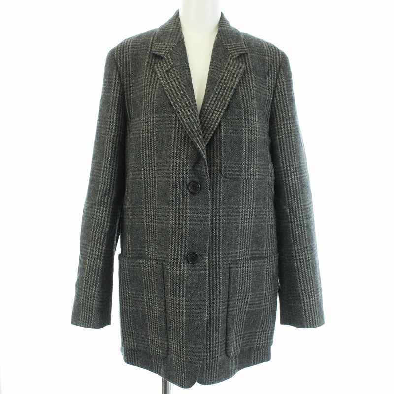 マーガレットハウエル MARGARET HOWELL LOVAT別注 20AW テーラードジャケット ウール グレンチェック アウター 2 M グレー /TK レディース 081-102204300166 | ベクトルパーク マーガレットハウエル MARGARET HOWELL LOVAT別注 20AW テーラードジャケット ウール グレンチェック アウター 2 M グレー /TK レディース 081-102204300166 | ベクトルパーク