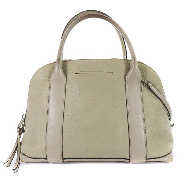 コーチ COACH ブリーカー ペブルドレザー サッチェル ハンドバッグ 