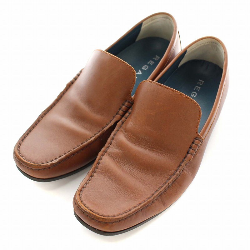 リーガル Regal ビジネスシューズ スリッポン レザー 26cm 茶 ブラウン D K メンズ 081 ベクトルパーク