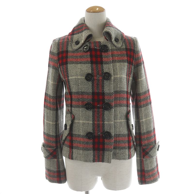 バーバリーブルーレーベル BURBERRY BLUE LABEL Pコート ピーコート  