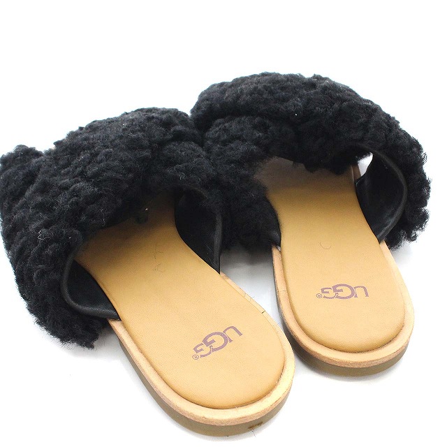 UGG ブラック ビーチサンダル UGG Australia (SALE)UGG(アグ)サンダル シーサイド フリップ