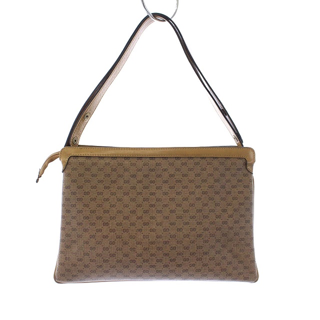 オールド グッチ　　シェリー　GGプラス　スプリーム　PVC トートバッグ GG 【質Shop天満屋】【必見】GUCCI(グッチ) GUCCI Plus オールドグッチ