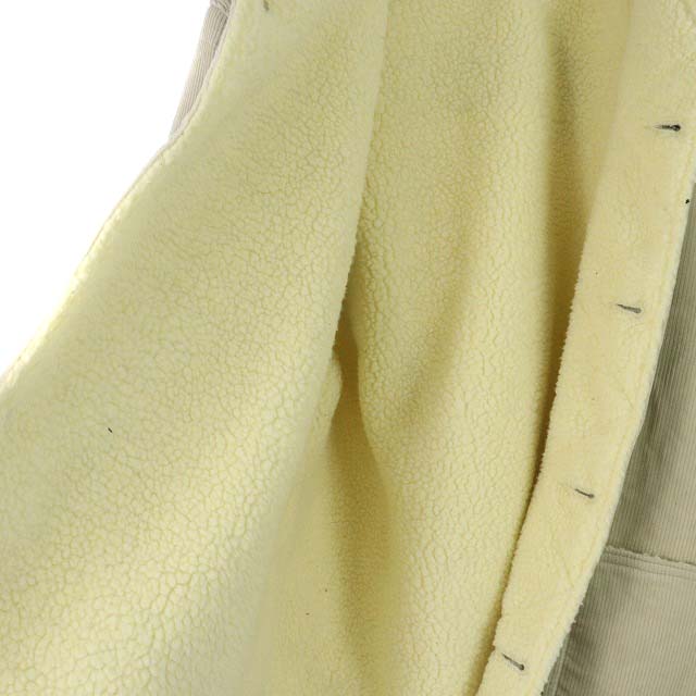 中古 リー Arrows Gジャン L Lee United Yi13 コーデュロイ ジャケット ジージャン ベージュ ボア メンズ 大注目 Lee