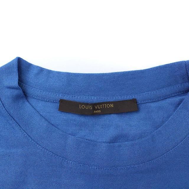 ルイヴィトン LOUIS VUITTON 16SS ベルベット 刺繍デザイン 半袖
